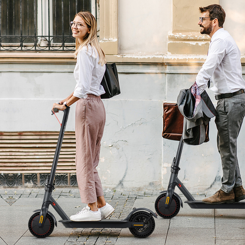 Adult Electric Scooter Mankeel-083 Carbon Steel, Front and Rear Dual Shock Absorbers, Foldable Electric Scooter EU US Stock ,No Tax