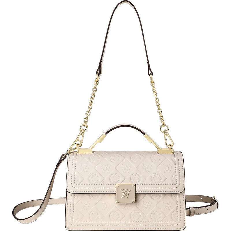 Genuine Leather Crossbody Bag For Women's And Stylish High-End Chain Small Lady's Handbag Ladies Shoulder Bags