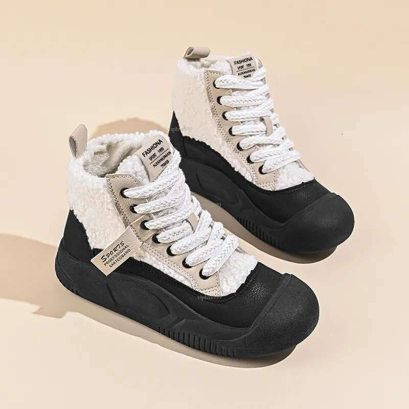 New Free Shipping Designer Shoes Martin 2025 Winter High-end Boots Furry Women's Soft Sole With Plush Warm Midsole Cotton Shoes