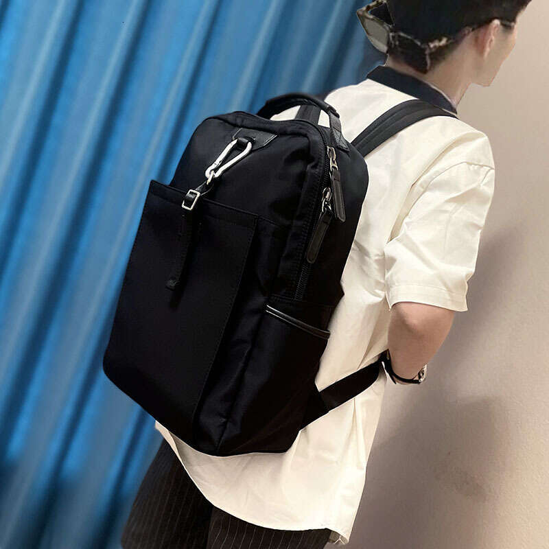 Backpack Simple Men's Computer New Large Capacity Trendy Leisure Travel Backpack Luggage Bag