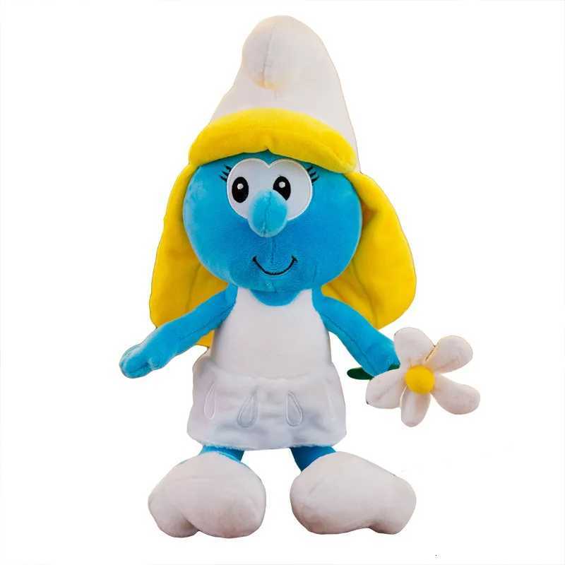 2023 New 40cm Cartoon Character Creative Smurf Cute Plush Toy Kawaii Doll Childrens Soothing Toy Birthday Gift Christmas Gift W251113