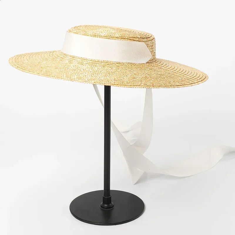 Wide Brim Straw Hat for Women Summer Woven SunHat Oversized Brim Beach Hat Holiday Children Summer Casual Sun Visor Caps 250408