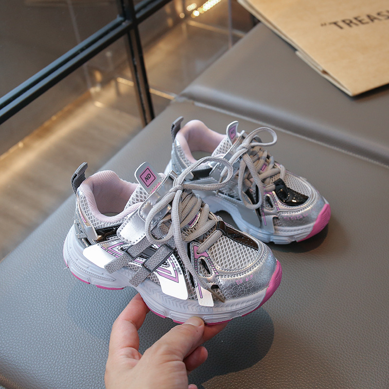 Kids Running Shoes Toddler Design Shoes for Girl Boy Children Sport Chunky Sneakers Trainers Walkfashion Youth Sneaker Kid Shoe Sizes 26 - 37 W1233