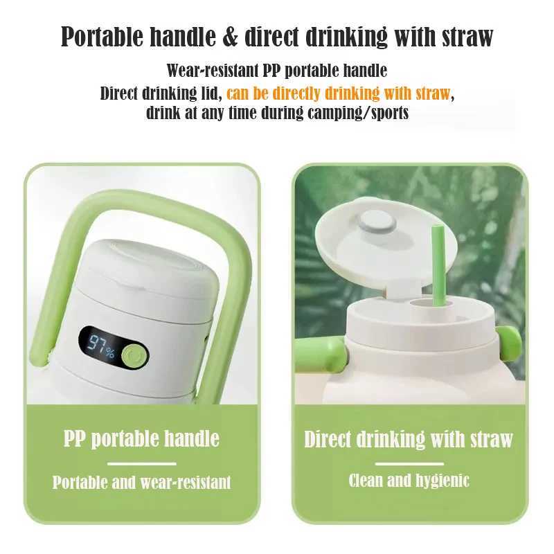 Mi Portable Juicer Electric 1L Large Capacity Juice Cup USB Charging Fruit Blender Fresh Separator Press Machine Send A Straw C251113