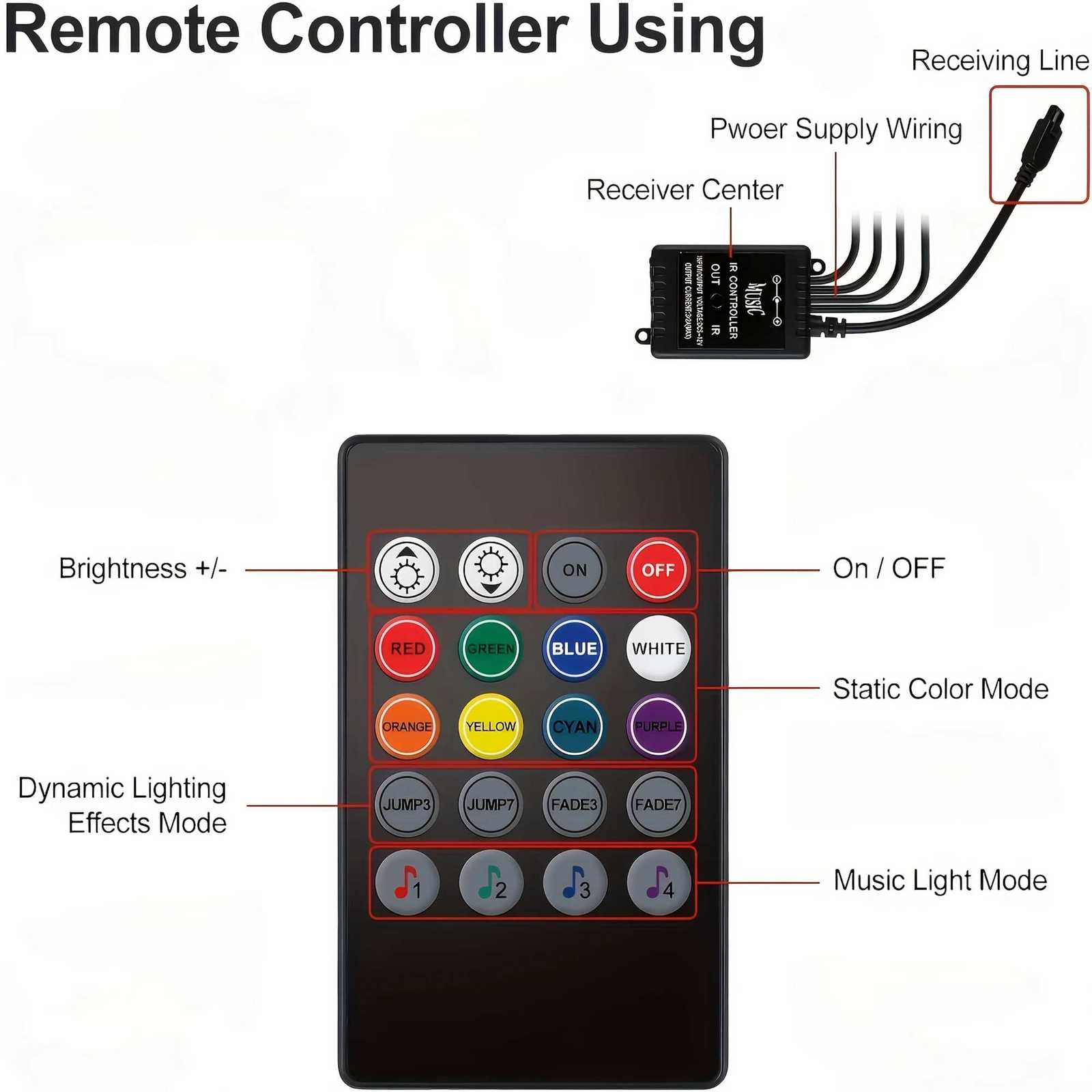 LED Car Bottom Strip Lights RGB Flexible Waterproof Strip Underbody Light For Remote/APP Control Exterior Underbody Decorative W251112