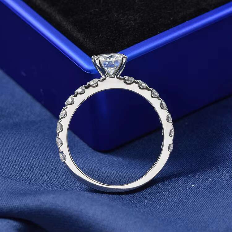 Custom Oem Wholesale Price Mens 925 Silver Ring Diamond Moissanite Ring Mens