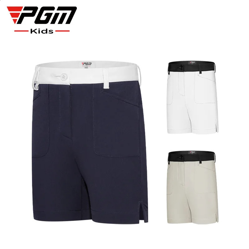PGM Girls Golf Shorts Youth Summer Sports Pants Golf Wear for Kids KUZ156 250411