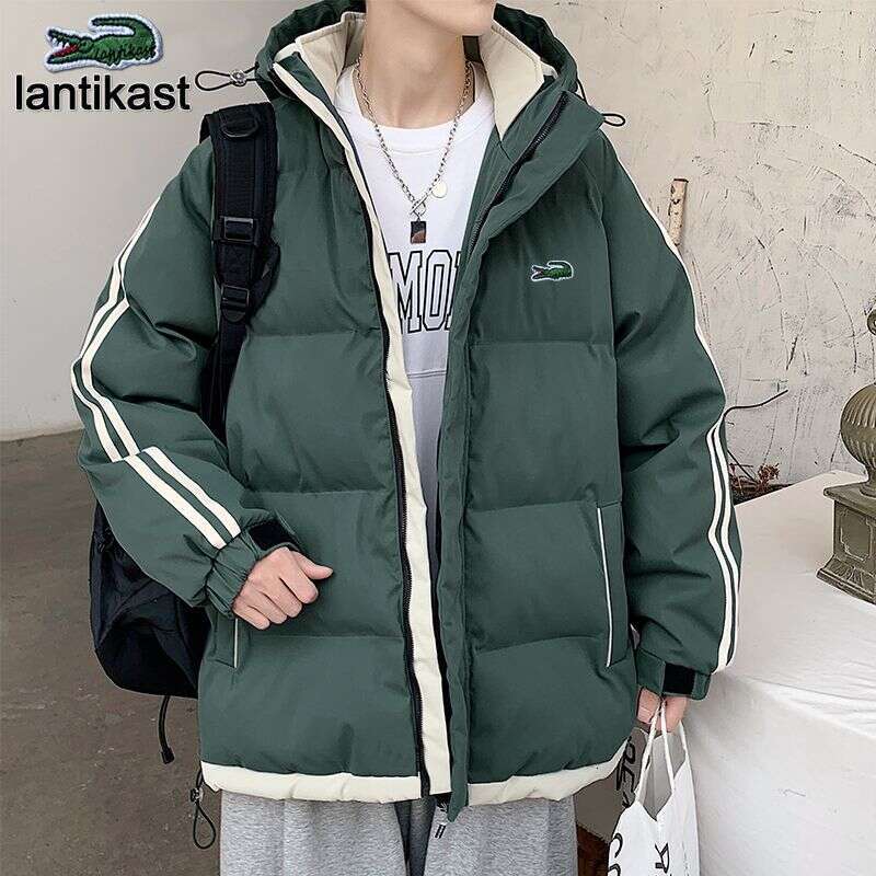 Noble Crocodile for Men 2025 New designer hoodie Cotton Coat Trendy Brand Ins Hong Kong Style Plus Size Thickened Autumn Winter Jacket