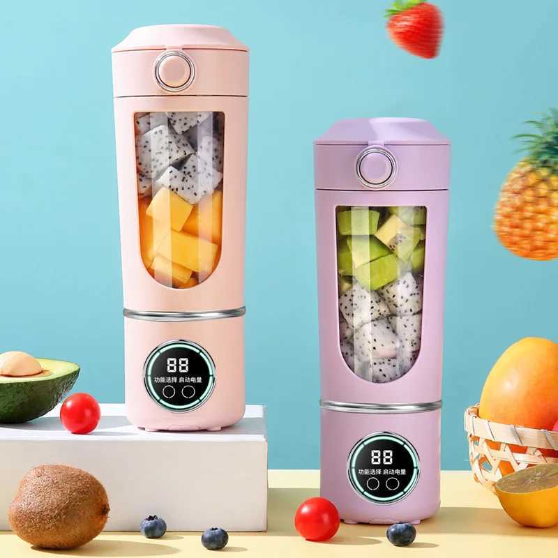 Portable 700ML Juice Maker Blender for Shakes Smoothies - Multiple Colors 12-Blades Fast Mixing 2-in-1 Blender Bottle Juicer C251113