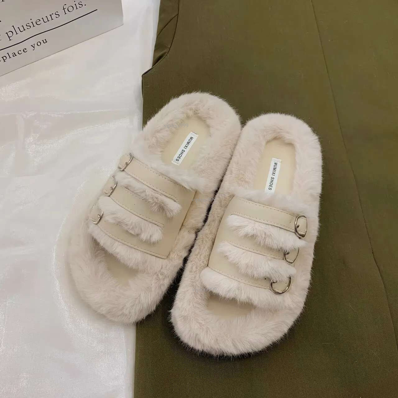 New Free Shipping Designer Shoes Fan Gui Niche Design Sense Thick Sole Height Increasing Fairy Slippers For Outdoor Wear Internet Autumn And Winter La