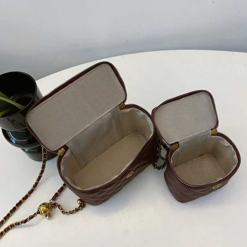 Fashion Lingge womens box bag handbag chain shoulder bags crossbody bags bolsos de mujer sac de luxe femme bags for womenW251112