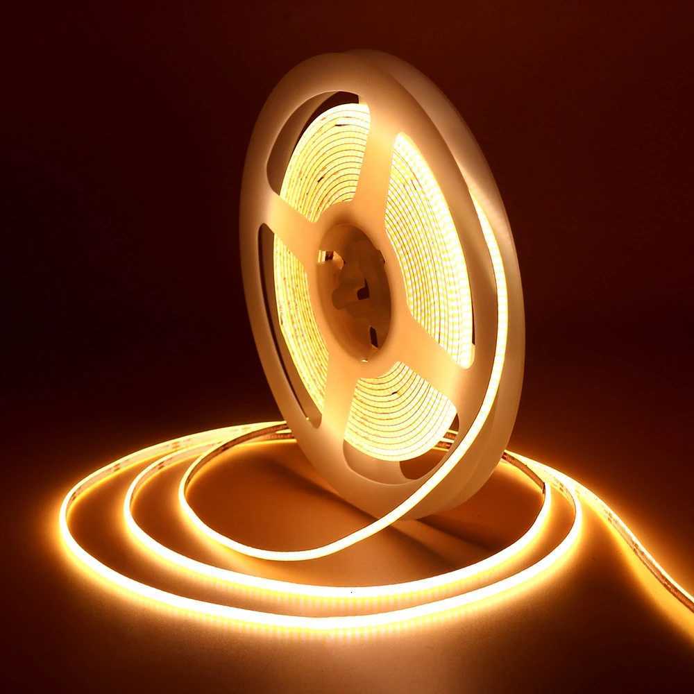 27mm Super Slim COB LED Strip Light 12V/5V 480LEDs/m For living room bedroom motorcycle bar car lighting renovation decoration W251112