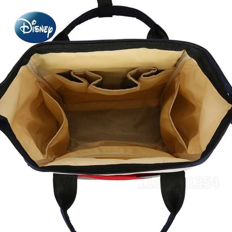 Disney Mickey New Diaper Bag Backpack Luxury Brand Fashion Baby Diaper Bag Cartoon Cute Baby Bag Multifunctional Large CapacityXJ250412