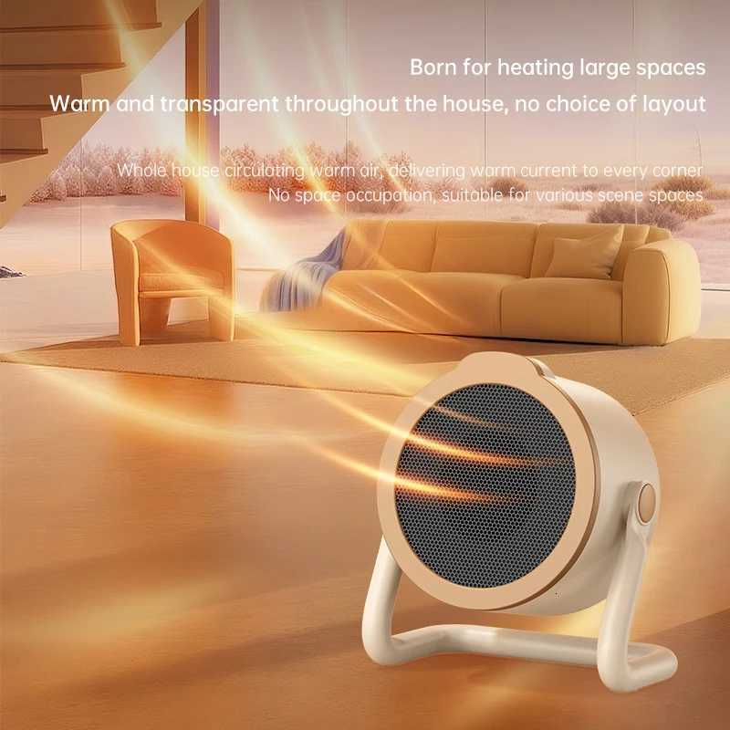 Portable warm air heater household desktop small warm air blower office dormitory mini high-power electric warm air blower Y251113