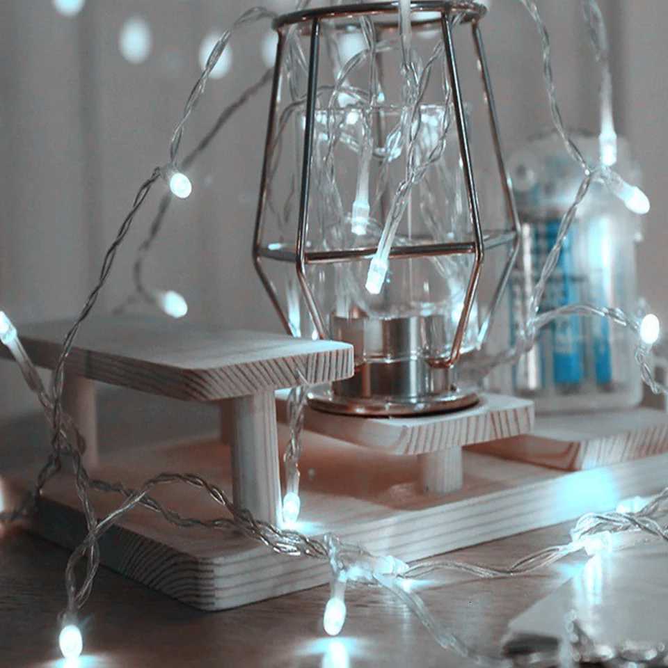 3M 5M 10M USB LED String Light Christmas Tree Fairy Light Chain Waterproof Garland Outdoor Lamp Wedding Garden Christmas Decor M251113