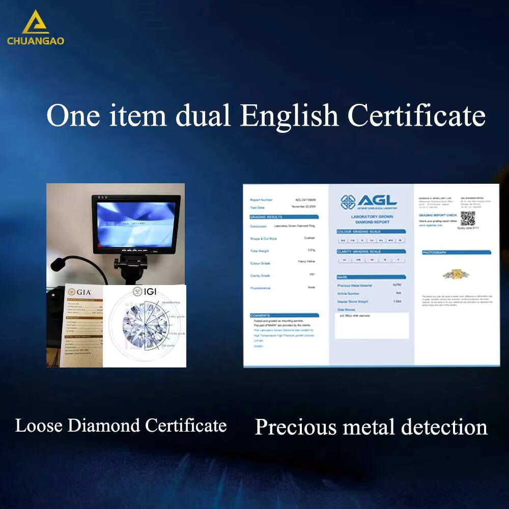 9k 14k 18k White Gold Plated Tapered Baguette Cut Lab Grown Diamond Necklace for Wedding or Party by Palm Fashion Necklaces