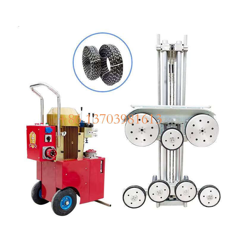 2024 Hot Sale Marble Diamond Concrete Hydraulic Rope Saw Cutting Machine Diamond Stone Wire Saw Machine