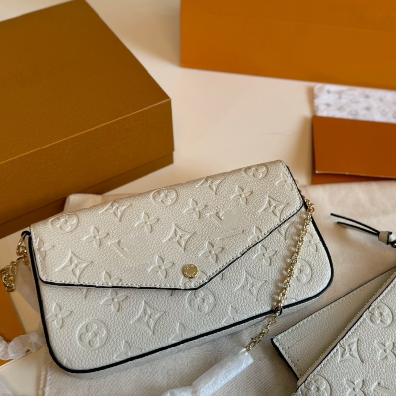 Embossing Envelope Designer Shoulder Purses Luxury Leather Chain Crossbody Bag Lady High Quality Shopping Bga
