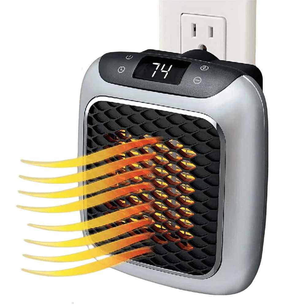 2-in-1 Plug In Heater Space-Saver Wall Mountable or Portable Mini Heater with Quiet Operation for Personal Spaces Y251113