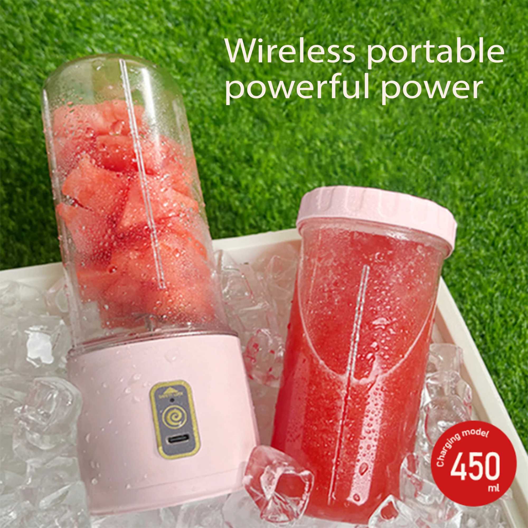 Multifunctional Portable Juice Cup Rechargeable Juicer Students home double-scene compact fresh squeezed super easy C251113