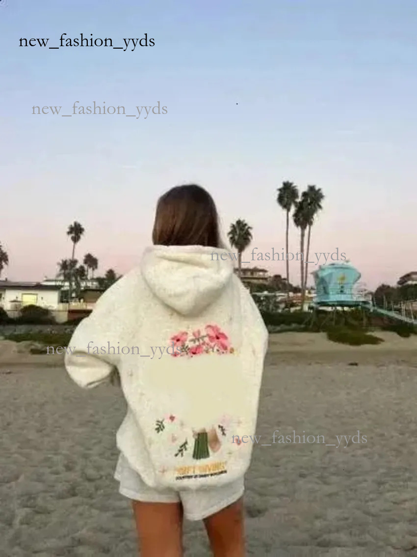 Dandy Hoody Designer Hoodies Chasing Sunsets Pink Palm Hoodies Embroidery Sunshine Fashion Y2k Loose Pink Plam Hooded Sweatshirt Women Street Autumn 5Bf