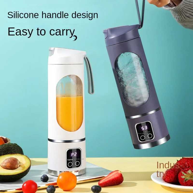 Household Mixer Machine Portable Blender Crushed Electric Juicer With 3 Speed 450ML Large Capacity Digital Display Juice Cup C251113