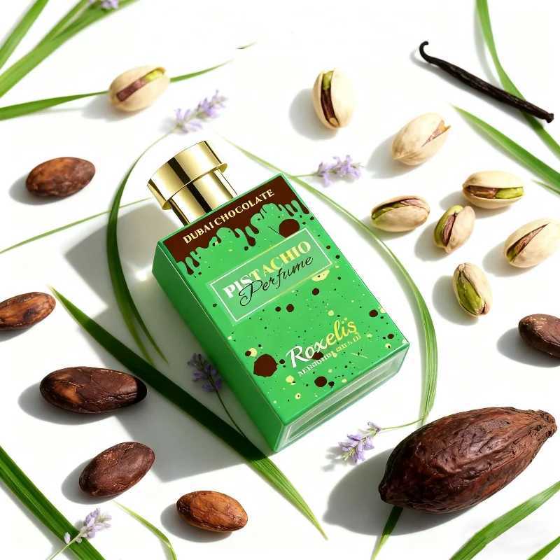 Vanilla Gourmet Perfume Pistachio Cocoa Beans Long-lasting Fragrance Dubai Brand Light Perfume Unisex Fresh Chocolate FragranceT251113