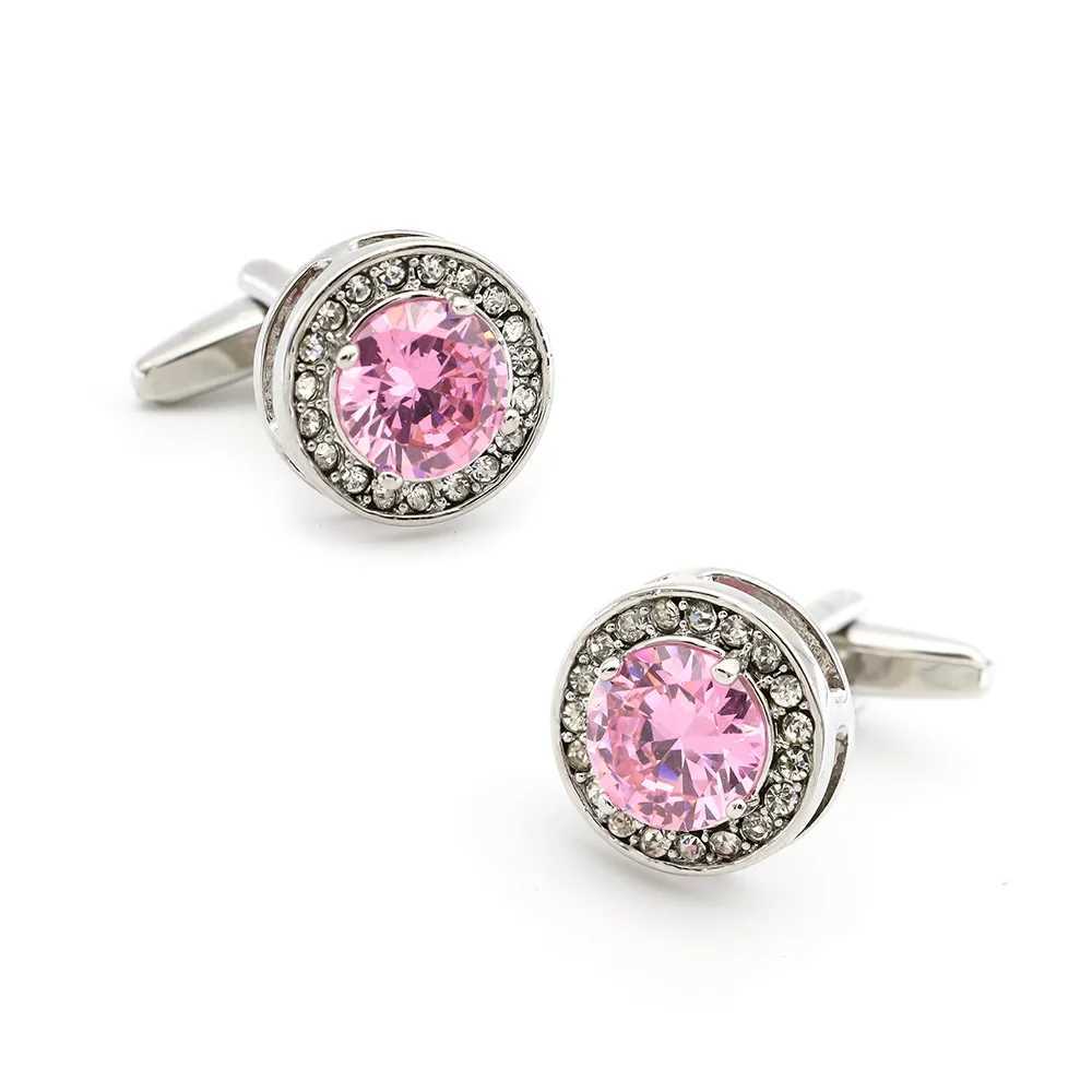 Crystal cufflinks with 28 stone design hot selling copper material cufflinks wholesale and retailT250412