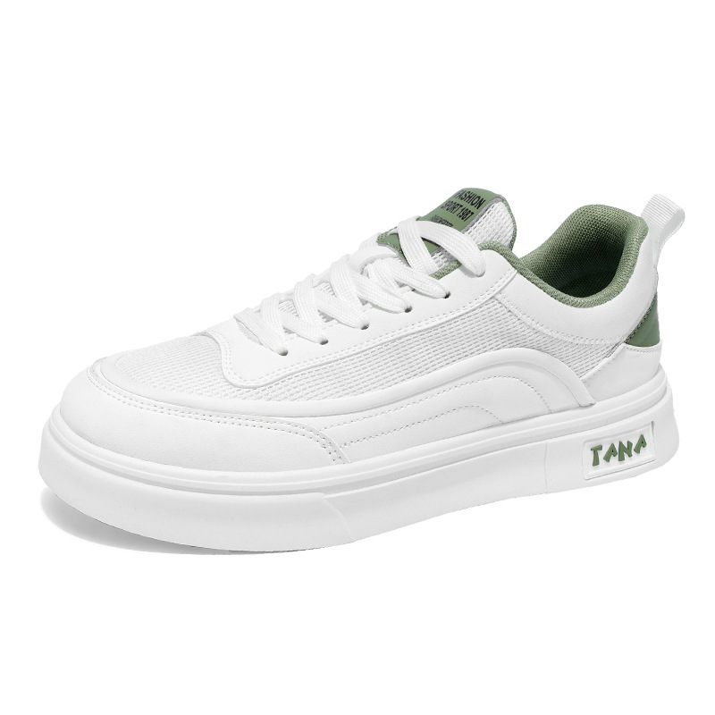 Free Shipping Senior Designer Casual Shoes Men's Sports Shoes Mesh Breathable Fashion Casual White Black