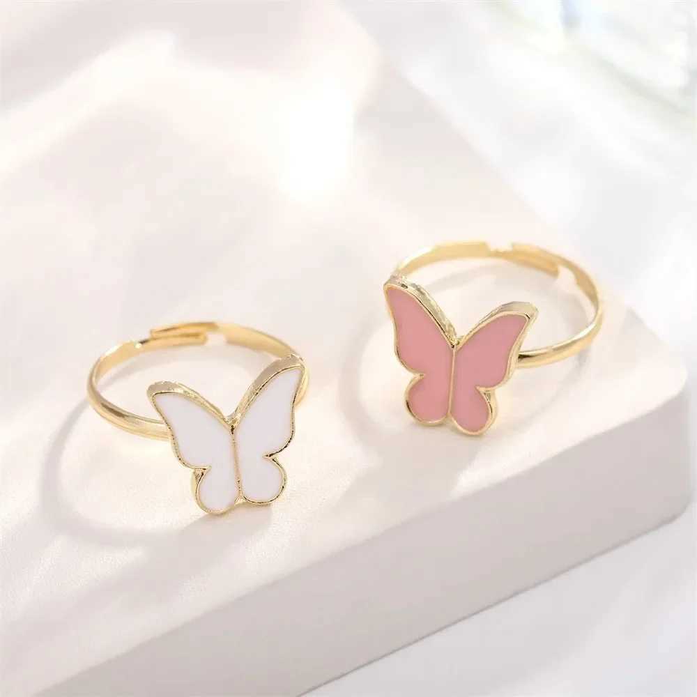 4Pcs/Set Fashion Butterfly Pendant Necklace Earrings Ring Bracelet Set For Women Engagement Wedding Jewelry Set Anniversary GiftC250411