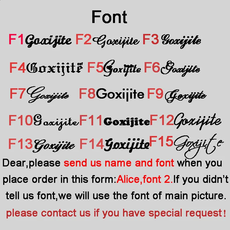 Goxijite Customized Womens and rens Name Bracelets Stainless Steel Alphabet Name Plates Thick Chains Charm Bracelets Jewelry Gifts 250408
