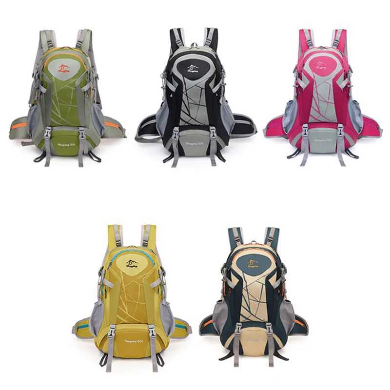 Outdoor Hiking Bag Lightweight Riding Pack Large Capacity Waterproof Backpack Camping Trip Storage Daypack Sports Fitness BagZ250412