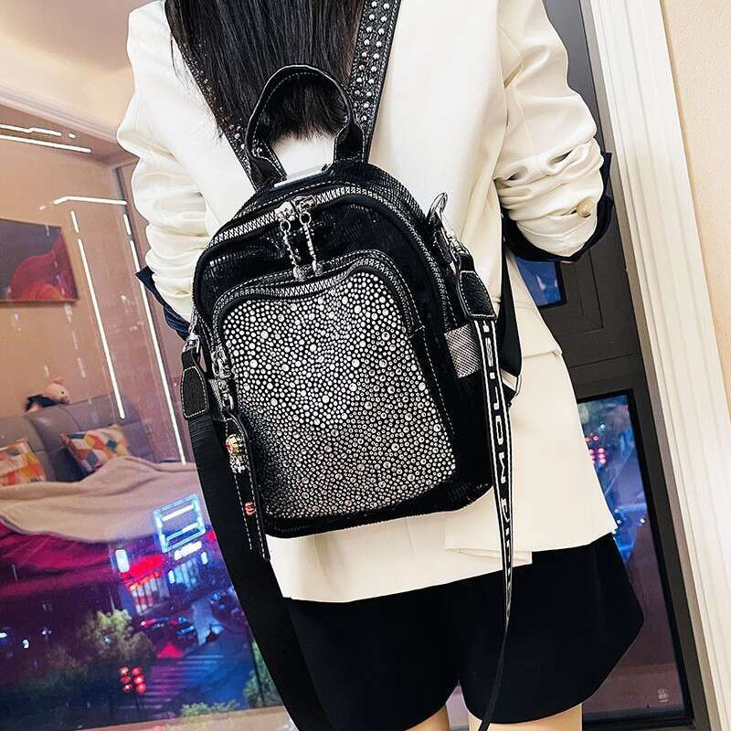 Backpack Advanced New Trendy Travel Bag Fashionable Women's Casual Backpack Single Hundred Shoulder Back