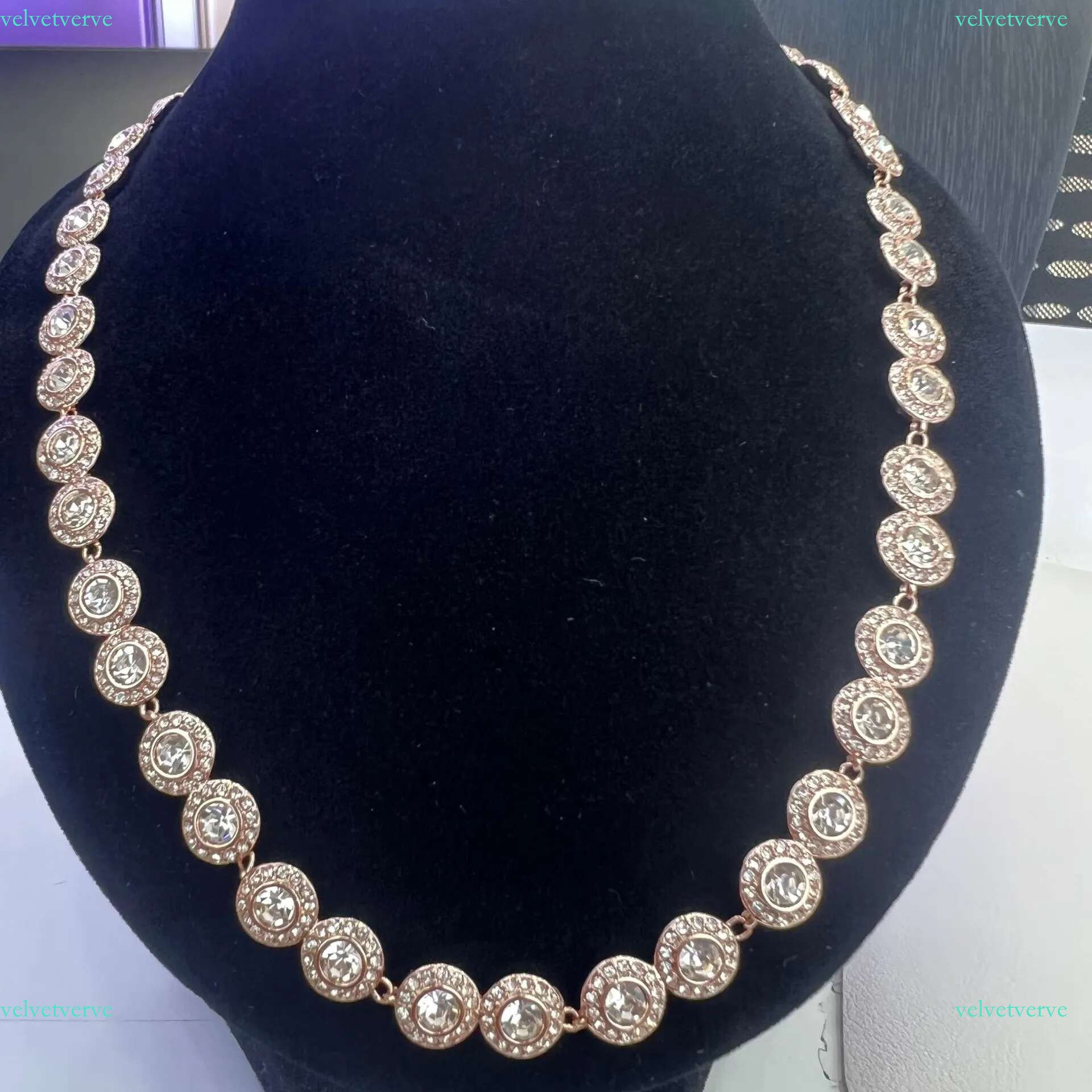 moissanite tennis bracelet designer jewelry necklace cuban k Alloy Pendants Moments for Fit Charms Beads Bracelets rose gold chain