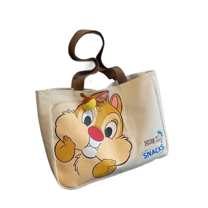 Disney Chichititi Cartoon Printed Large Capacity Womens Handbag Daily Travel Mummy Bag Fashion Casual Shoulder BagXJ250412