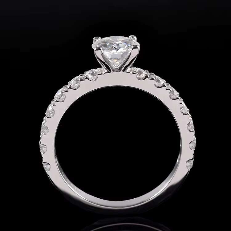 Custom Oem Wholesale Price Mens 925 Silver Ring Diamond Moissanite Ring Mens