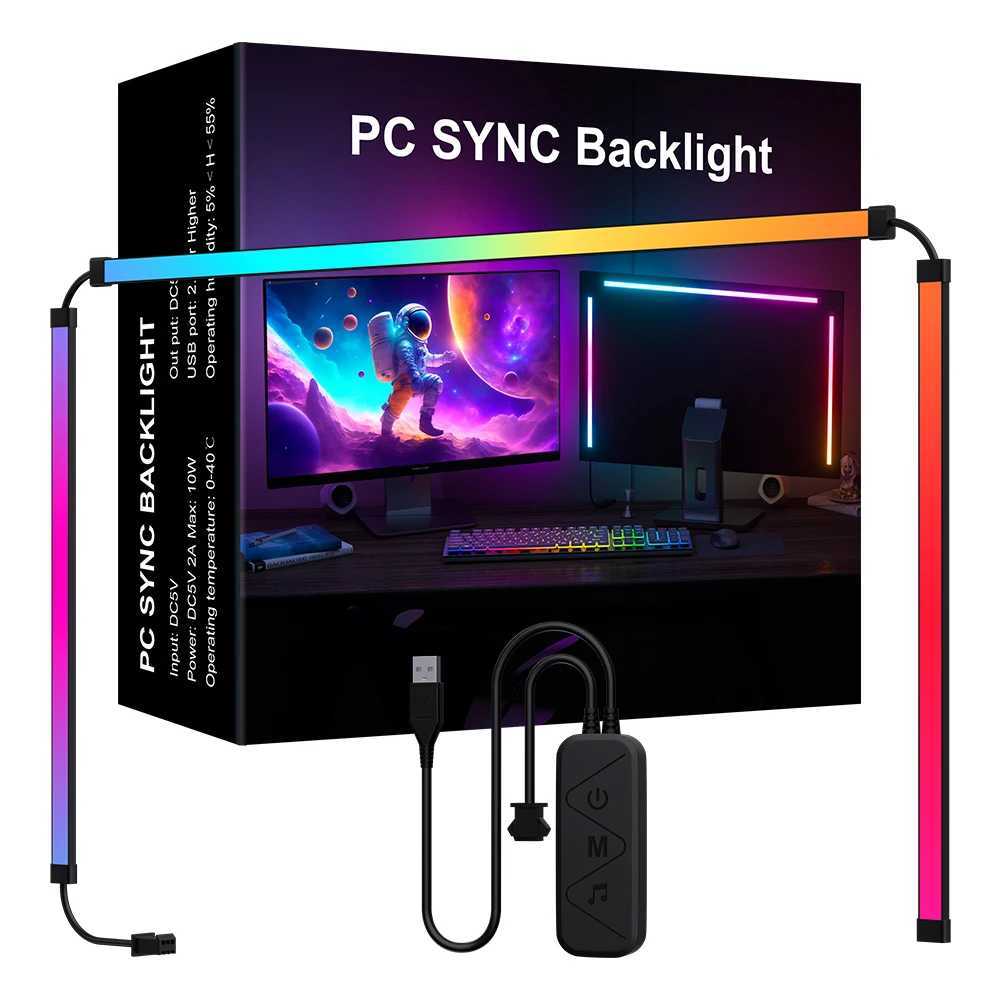 Smart Ambient TV Lighting Display Sync LED Strip RGB Dream Color Computer Backlight Ramadan Decor Lamp Color DIY Party Game PC W251112