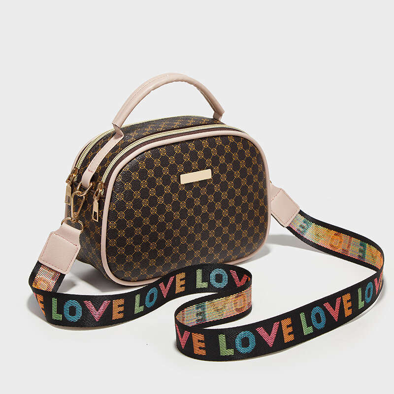 2023 new Fashion versatile handbag Printed shoulder Women's crossbody bag