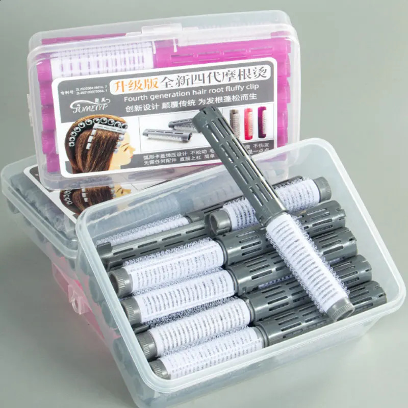 16/20PCS/Box Hair Perm Roll Fluffy Perming Rod Hair Roller Curler Kit Perming Rods Curlers Hairdressing Salon Hair Styling Tool 250409