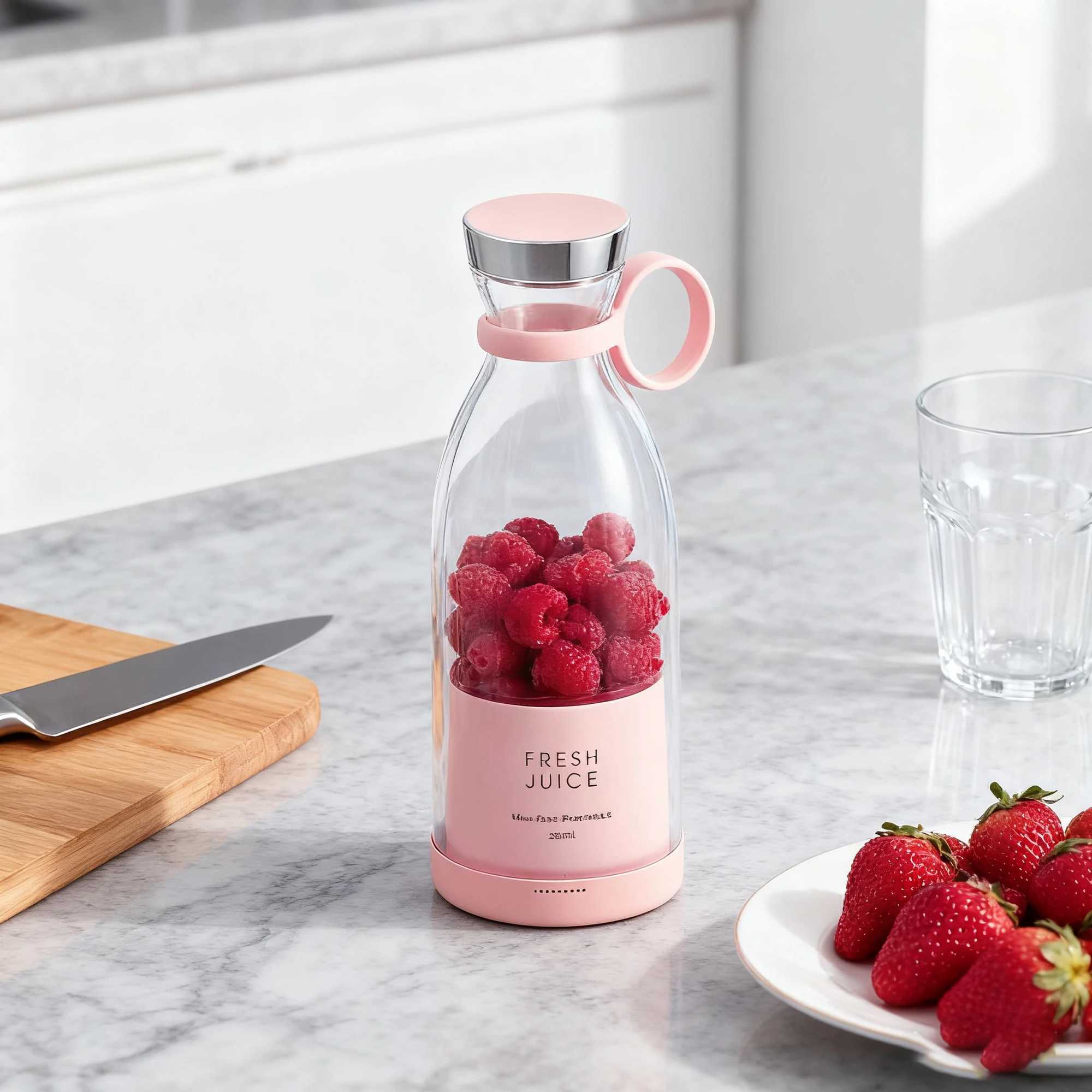 Magnetic charging multifunctional juicer Wireless portable ultra-flexible small juicer cup C251113