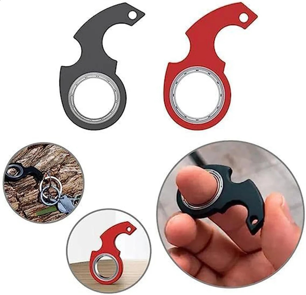 The Karambit rotator 2nd generation finger rotating keychain 250410