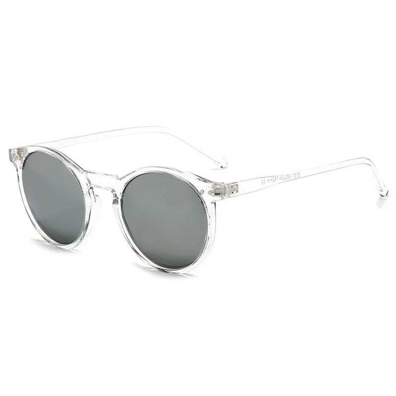 Elbru Fashion Polarized Sunglasses Soft Transparent Color Frame Clear Lens Sun Glasses Classic Vintage Sunshades For Men WomenC250412