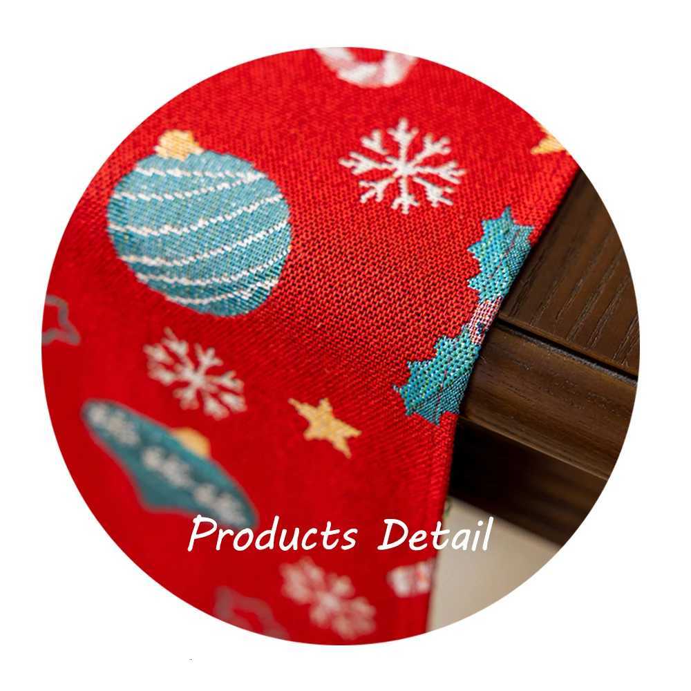 Christmas Cozy Woven Christmas Table Runner Set for Holiday Dining Table Decor Sideboard and Party Tablecloths with Warm Celebration Vibe Y251113