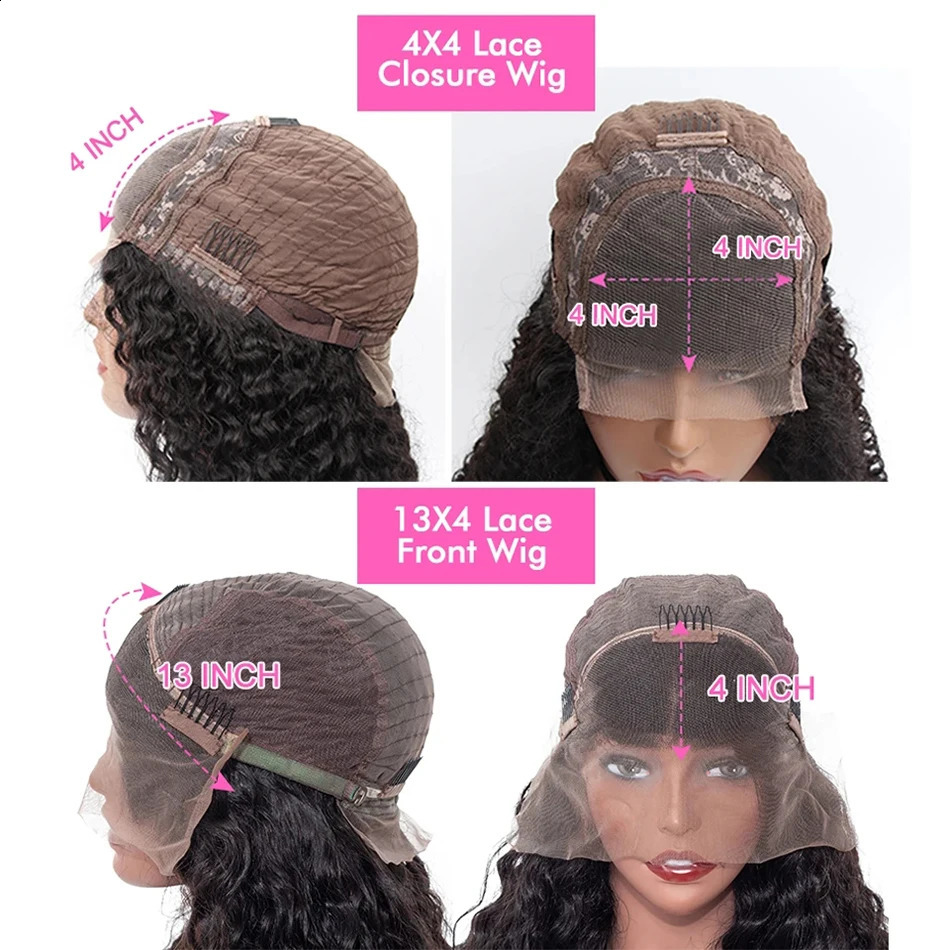 13X4 Curly Wigs Bob Wig Ready to Wear Glueless Kinky Curly Lace Front Human Hair Wigs for Women Perruque Cheveux Humains On Sale 250410
