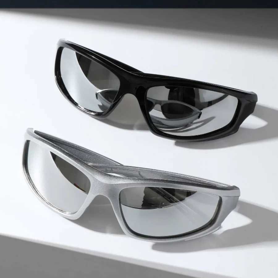2PCS Square Frame Mens Sunglasses Combination Y2K Style Daily Street Summer Party Decoration Glasses WomenC250412