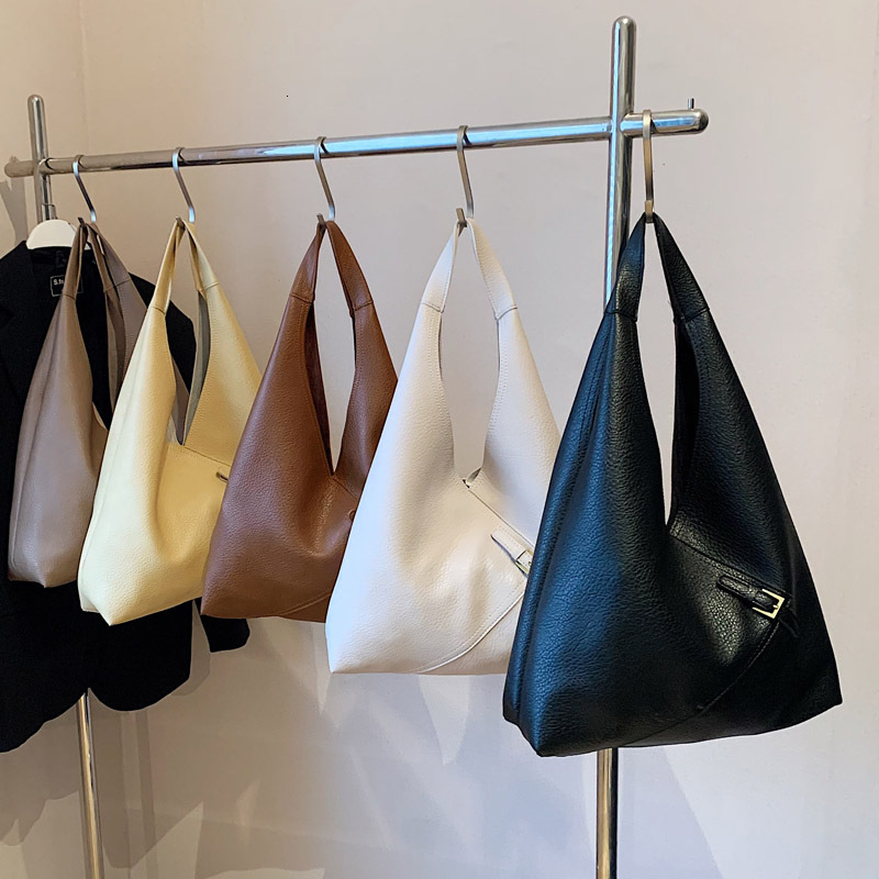 2025S Designer Women S Bag Solid Color Underarm For Women Winter Fashion Tote Ins Trend Simple Large Capacity Shoulder Bag