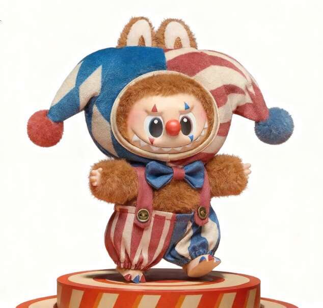 Motherland Edition Labubu WHY SO SERIOUS Series Clown Halloween Vinyl Plush Doll Blind Box W251030