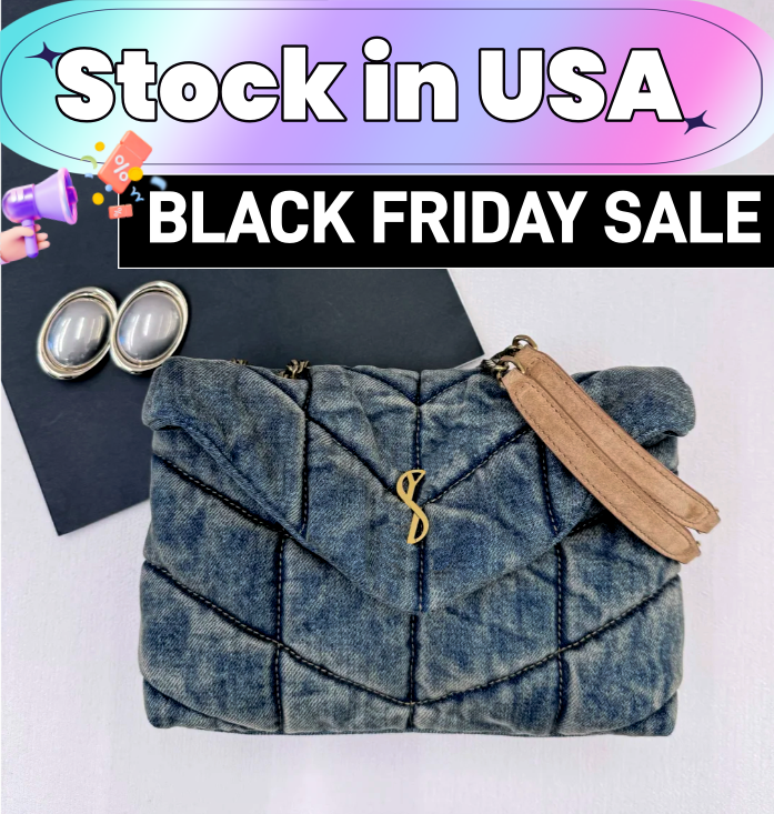 designer Luxury bag Denim Chain Shoulder Bag Women purse bags designer women vintag epatent leather burgundy Womens Handbag Fashion Cross Body bag Evening chain bag