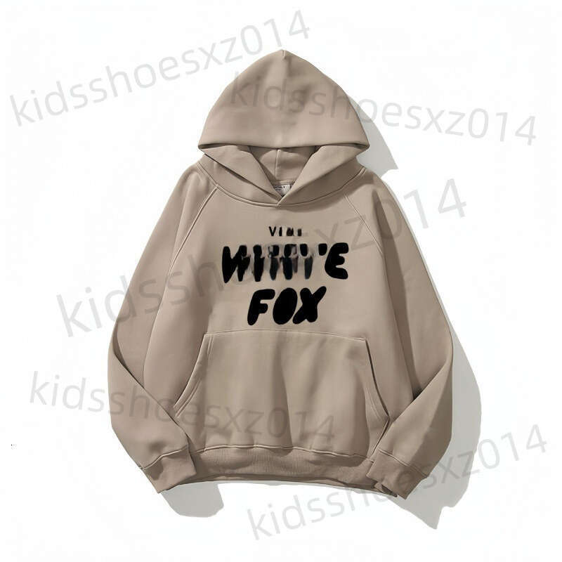 White Fox Coat White Foxset Hoodie Hooded Sweatshirt European And American New Support Sweatshirt Same Style Hoodie For Men And Women Jacket Kids Clothes Size S-xxxl