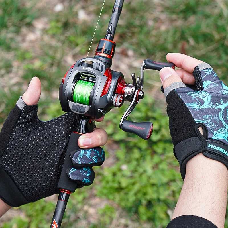 HSITAR Customized Type Outdoor Fishing Combat High Elasticity Breathzble Fishing GlovesC250412